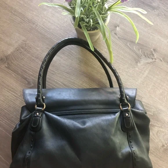 Salvatore Ferragamo Gancini Metal Fittings Leather Tote Bag. - Picture 2 of 16